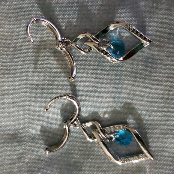 Silver Plated Earrings - Picture 3 of 3